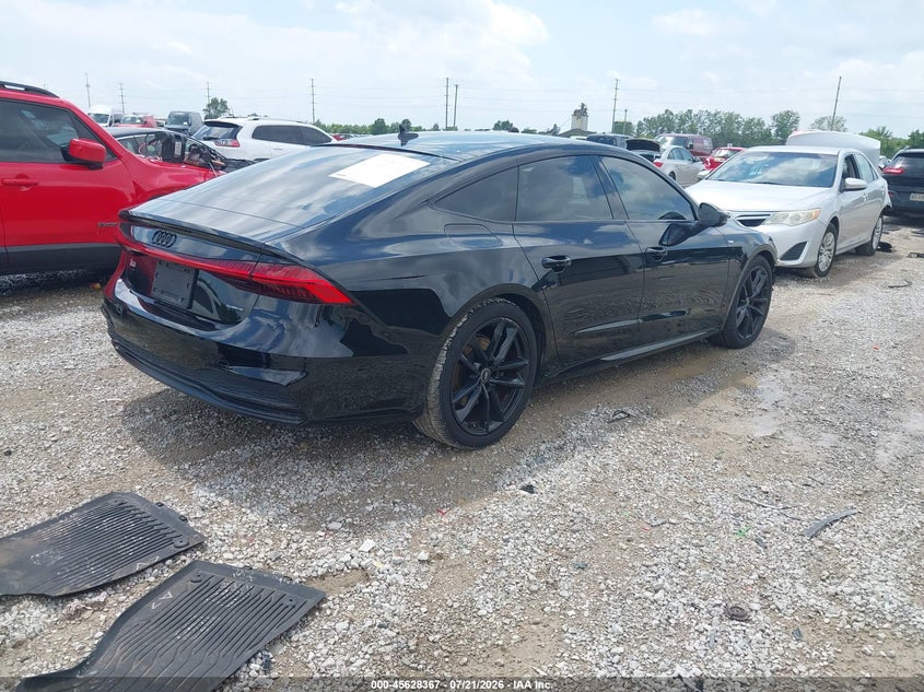 2021 Audi A7 VIN WAUVPBF29MN081186 IAAI salvage auction — FRONT END, Salvage Title, sold $19,600 on 2026-08-02 (photo 4)