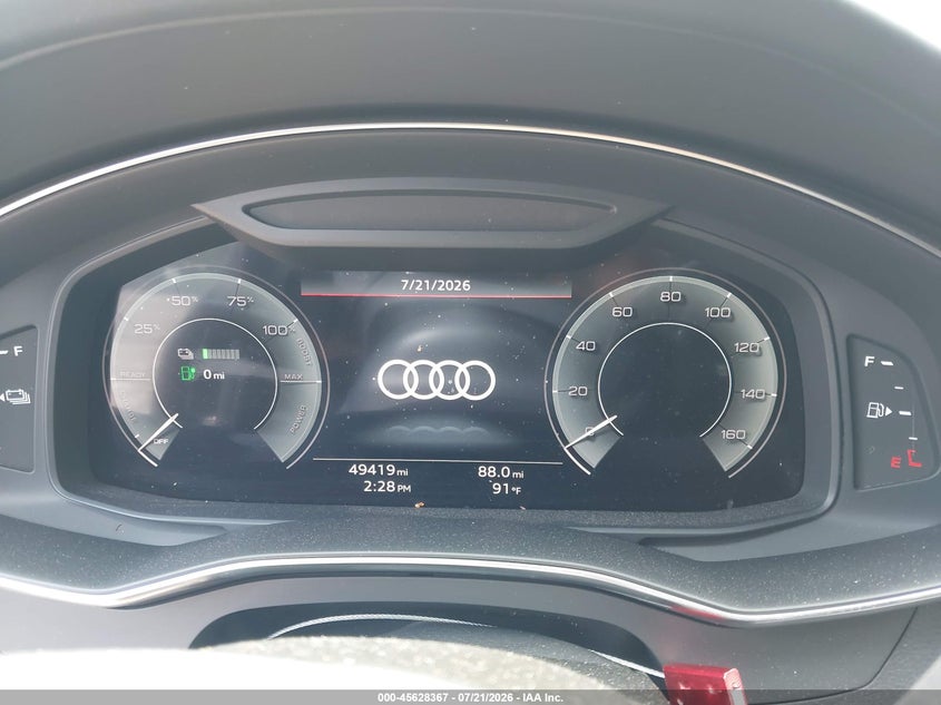 2021 Audi A7 VIN WAUVPBF29MN081186 IAAI salvage auction — FRONT END, Salvage Title, sold $19,600 on 2026-08-02 (photo 7)