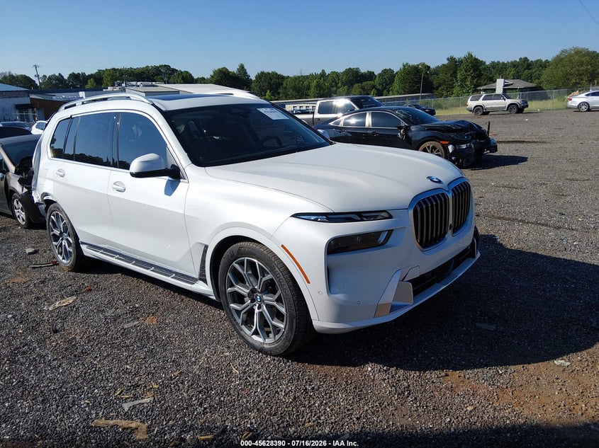 2024 BMW X7 VIN 5UX23EM0XR9V51115 IAAI salvage auction — REAR END, Wait Title, sold $33,325 on 2026-09-14 (photo 1)
