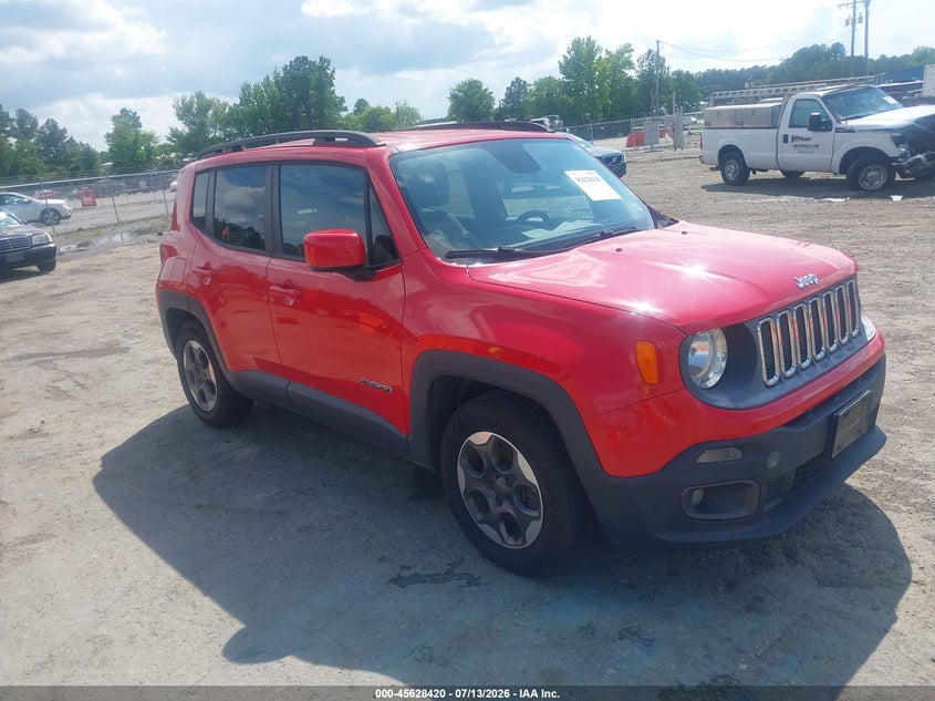 2015 Jeep Renegade VIN ZACCJABH9FPB83887 IAAI salvage auction — NORMAL WEAR, Clear (Virginia), sold $1,075 on 2026-08-07 (photo 1)