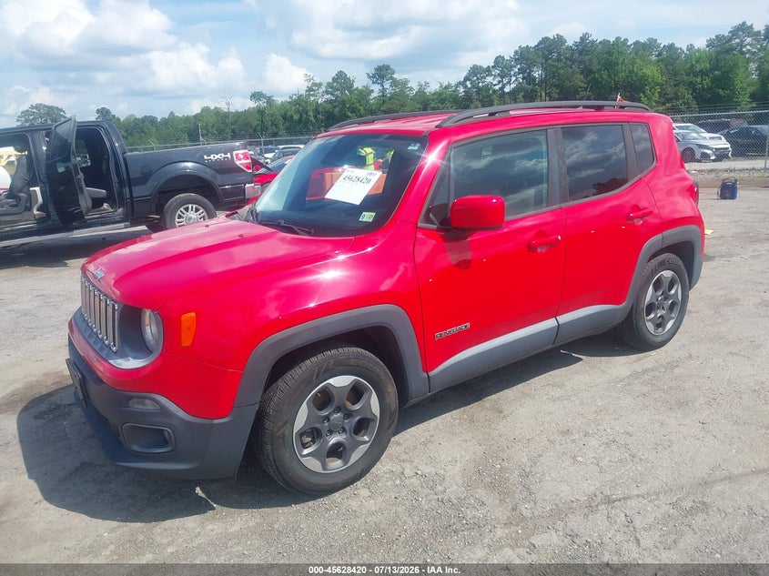 2015 Jeep Renegade VIN ZACCJABH9FPB83887 IAAI salvage auction — NORMAL WEAR, Clear (Virginia), sold $1,075 on 2026-08-07 (photo 2)