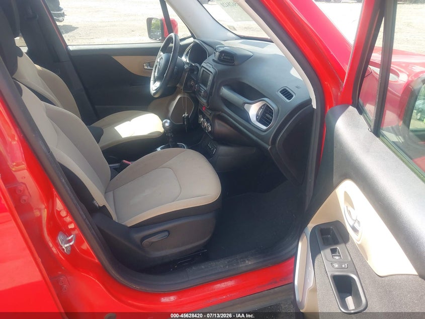 2015 Jeep Renegade VIN ZACCJABH9FPB83887 IAAI salvage auction — NORMAL WEAR, Clear (Virginia), sold $1,075 on 2026-08-07 (photo 5)