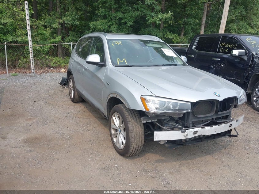 2015 BMW X3 VIN 5UXWX9C52F0D54565 IAAI salvage auction — FRONT END, Salvage Title, sold $3,000 on 2026-07-29 (photo 1)