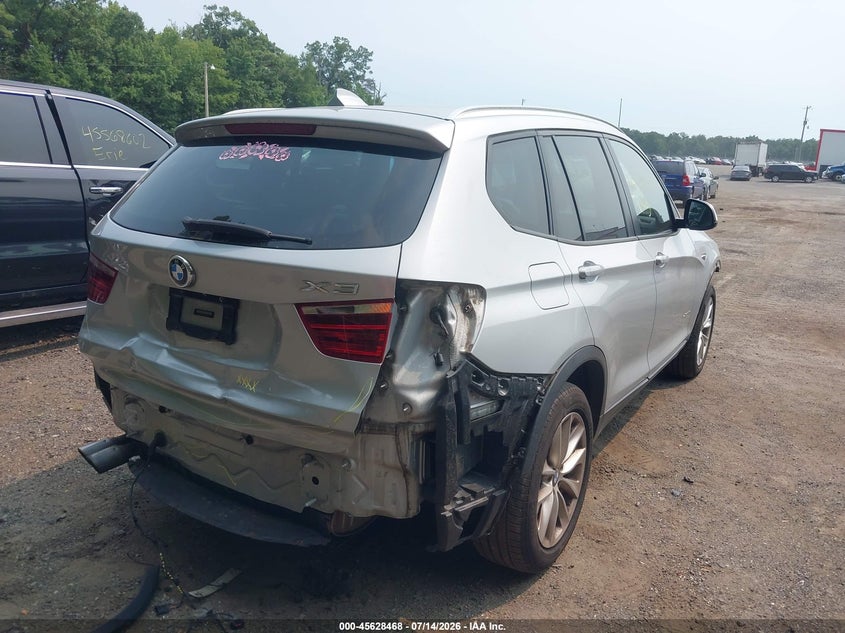 2015 BMW X3 VIN 5UXWX9C52F0D54565 IAAI salvage auction — FRONT END, Salvage Title, sold $3,000 on 2026-07-29 (photo 4)