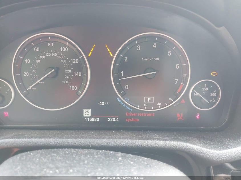 2015 BMW X3 VIN 5UXWX9C52F0D54565 IAAI salvage auction — FRONT END, Salvage Title, sold $3,000 on 2026-07-29 (photo 7)