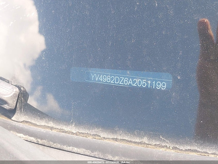 2010 Volvo Xc60 VIN YV4982DZ6A2051199 IAAI salvage auction — NORMAL WEAR, Clear (Virginia), sold $750 on 2026-07-31 (photo 9)