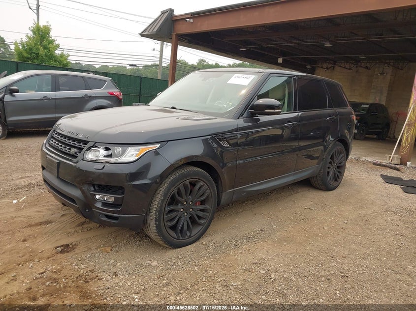 2014 Land rover Range rover sport VIN SALWR2EF4EA311885 IAAI salvage auction — FRONT END, Salvage Title, sold $3,550 on 2026-07-23 (photo 2)