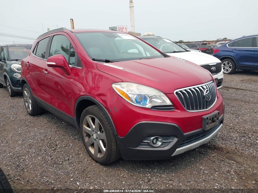 2014 Buick Encore VIN KL4CJGSB7EB548648 IAAI salvage auction — NORMAL WEAR, Clear (New Jersey), sold $900 on 2026-07-27 (photo 1)