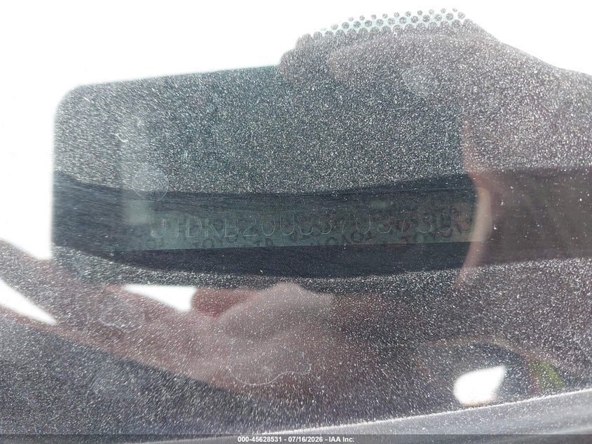 2005 Toyota Prius VIN JTDKB20U357037303 IAAI salvage auction — NORMAL WEAR, Clear (Illinois), sold $25 on 2026-07-21 (photo 9)