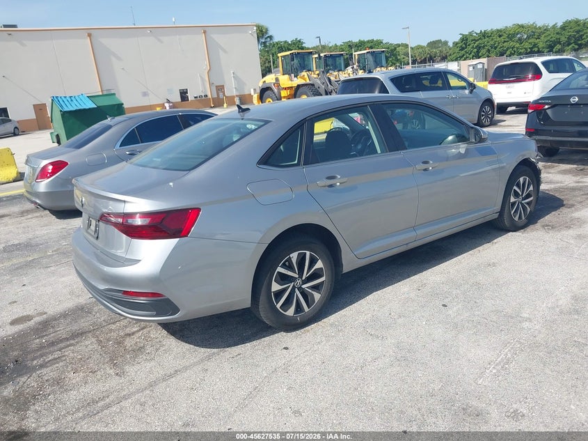 2024 Volkswagen Jetta VIN 3VW5M7BU5RM079546 IAAI salvage auction — RIGHT FRONT, Enterprise Vehicles Clear Only (Colorado), sold $9,400 on 2026-07-23 (photo 4)
