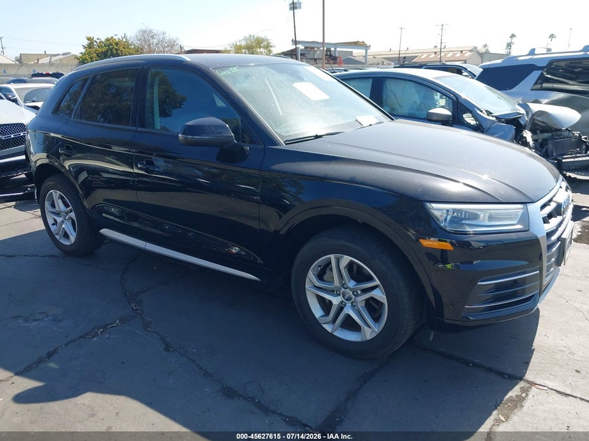 2018 Audi Q5 VIN WA1ANAFY6J2049602 IAAI salvage auction — REAR END, Salvage Certificate (California), sold $7,200 on 2026-07-29 (photo 1)