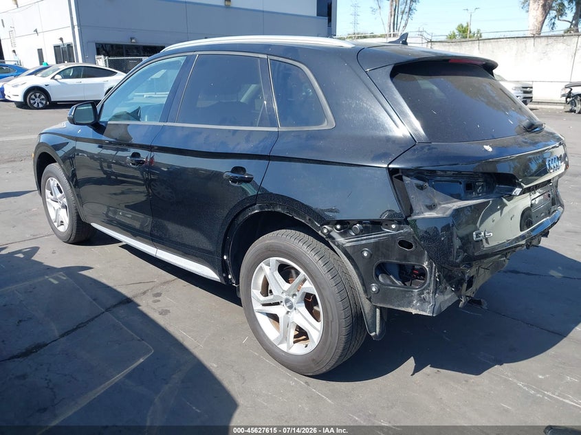 2018 Audi Q5 VIN WA1ANAFY6J2049602 IAAI salvage auction — REAR END, Salvage Certificate (California), sold $7,200 on 2026-07-29 (photo 3)