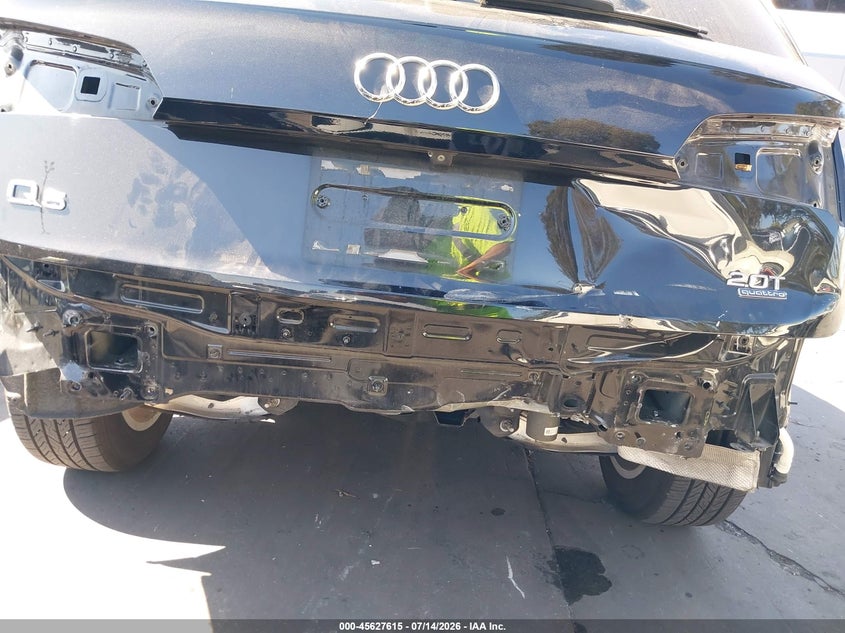 2018 Audi Q5 VIN WA1ANAFY6J2049602 IAAI salvage auction — REAR END, Salvage Certificate (California), sold $7,200 on 2026-07-29 (photo 6)