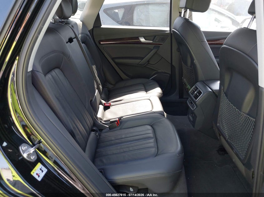 2018 Audi Q5 VIN WA1ANAFY6J2049602 IAAI salvage auction — REAR END, Salvage Certificate (California), sold $7,200 on 2026-07-29 (photo 8)