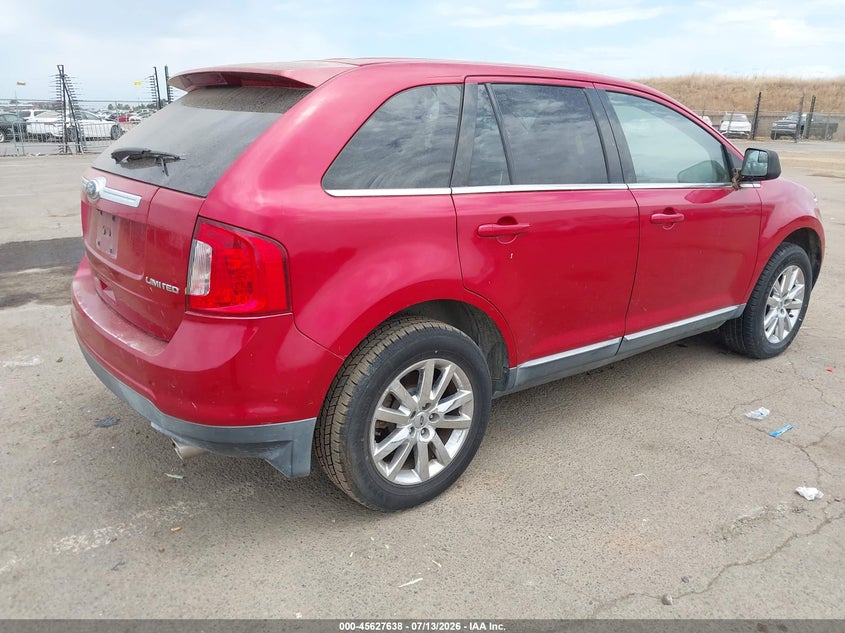 2011 Ford Edge VIN 2FMDK3KC2BBA17402 IAAI salvage auction — NORMAL WEAR, Clear - Dealer Only (California), sold $1,025 on 2026-07-22 (photo 4)