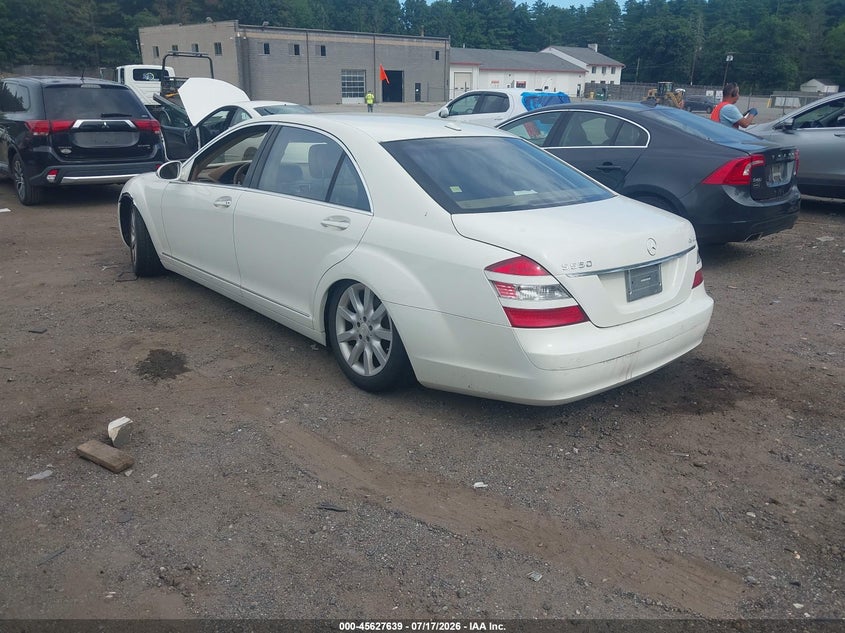2008 Mercedes-benz S-klasse VIN WDDNG86X38A177769 IAAI salvage auction — FRONT END, Clear (Massachusetts), sold $1,300 on 2026-08-14 (photo 3)