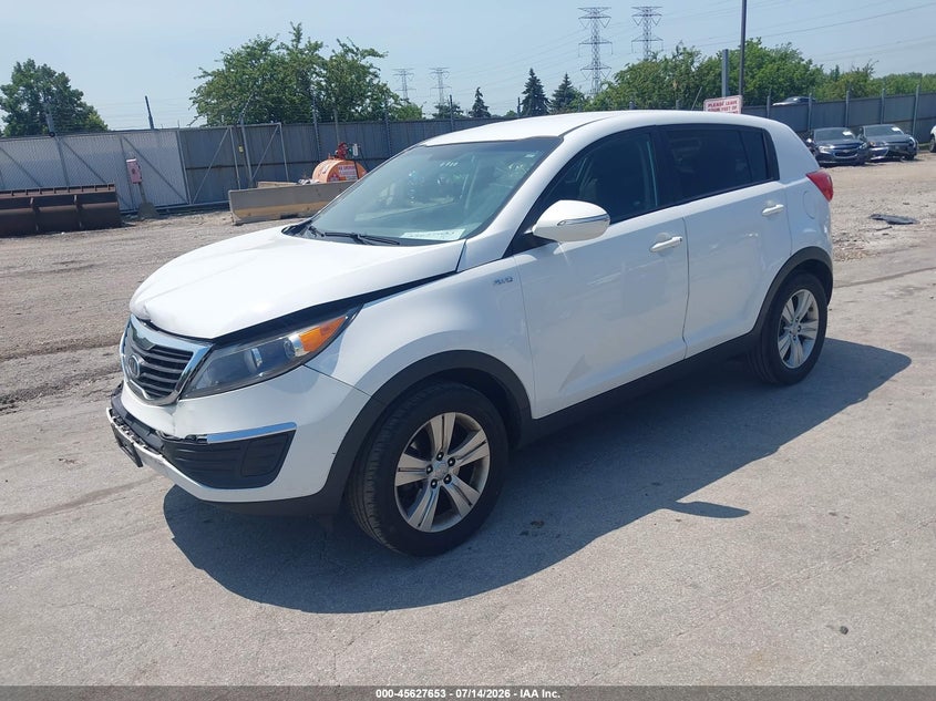 2012 Kia Sportage VIN KNDPBCA25C7179822 IAAI salvage auction — NORMAL WEAR, Clear (Illinois), sold $1,125 on 2026-07-20 (photo 2)