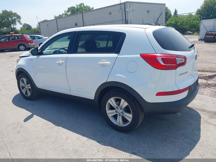 2012 Kia Sportage VIN KNDPBCA25C7179822 IAAI salvage auction — NORMAL WEAR, Clear (Illinois), sold $1,125 on 2026-07-20 (photo 3)