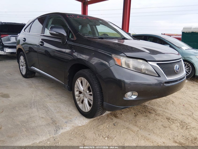 2010 Lexus Rx 450h VIN JTJZB1BA6A2003646 IAAI salvage auction — FRONT END, Clear (Florida), sold $1,300 on 2026-07-28 (photo 1)