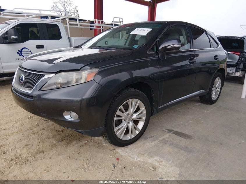2010 Lexus Rx 450h VIN JTJZB1BA6A2003646 IAAI salvage auction — FRONT END, Clear (Florida), sold $1,300 on 2026-07-28 (photo 2)