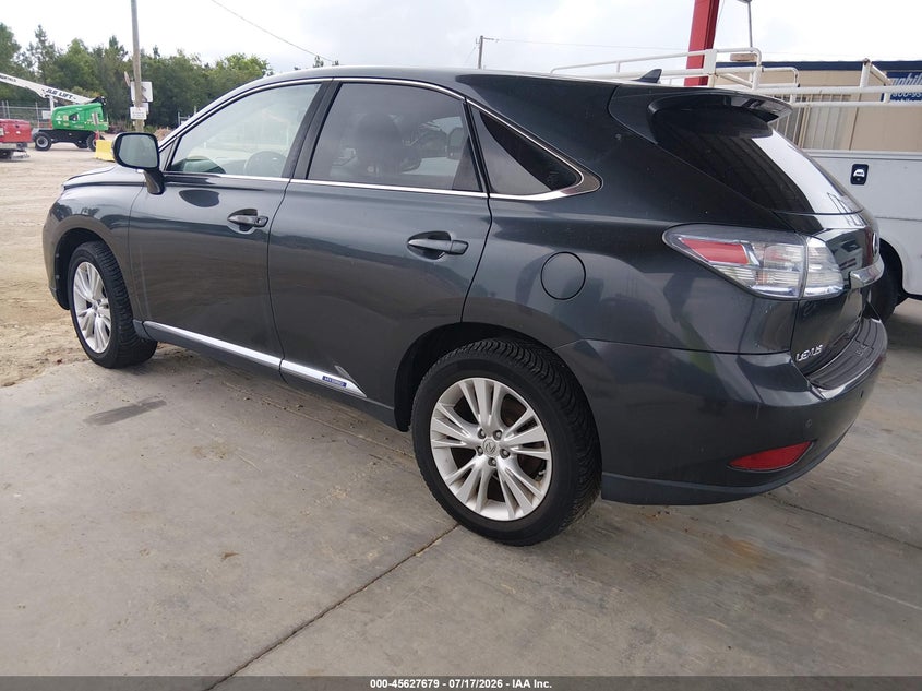 2010 Lexus Rx 450h VIN JTJZB1BA6A2003646 IAAI salvage auction — FRONT END, Clear (Florida), sold $1,300 on 2026-07-28 (photo 3)