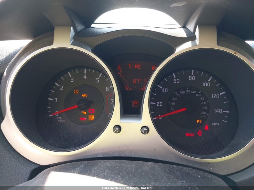 2012 Nissan Juke VIN JN8AF5MV2CT127488 IAAI salvage auction — NORMAL WEAR, Clear (Indiana), sold $775 on 2026-07-29 (photo 7)