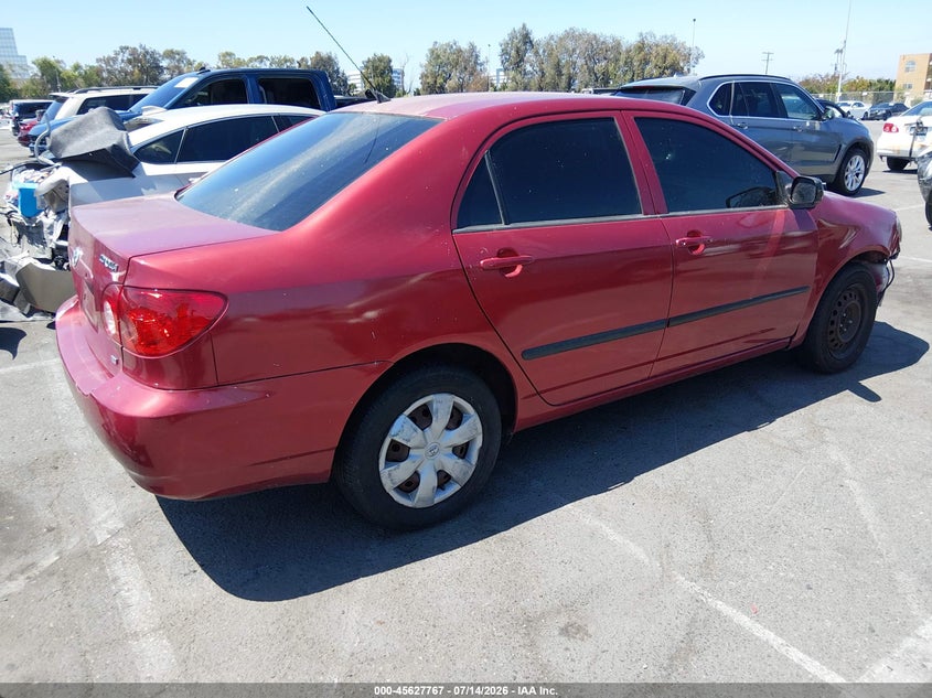 2007 Toyota Corolla VIN JTDBR32EX70126627 IAAI salvage auction — NORMAL WEAR, Salvage (California), sold $25 on 2026-07-30 (photo 4)