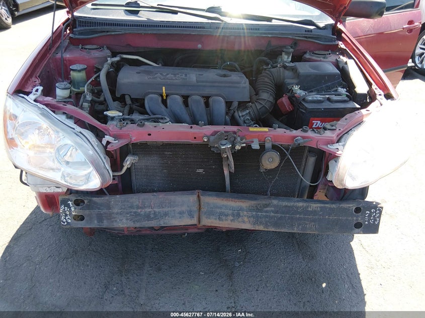 2007 Toyota Corolla VIN JTDBR32EX70126627 IAAI salvage auction — NORMAL WEAR, Salvage (California), sold $25 on 2026-07-30 (photo 6)
