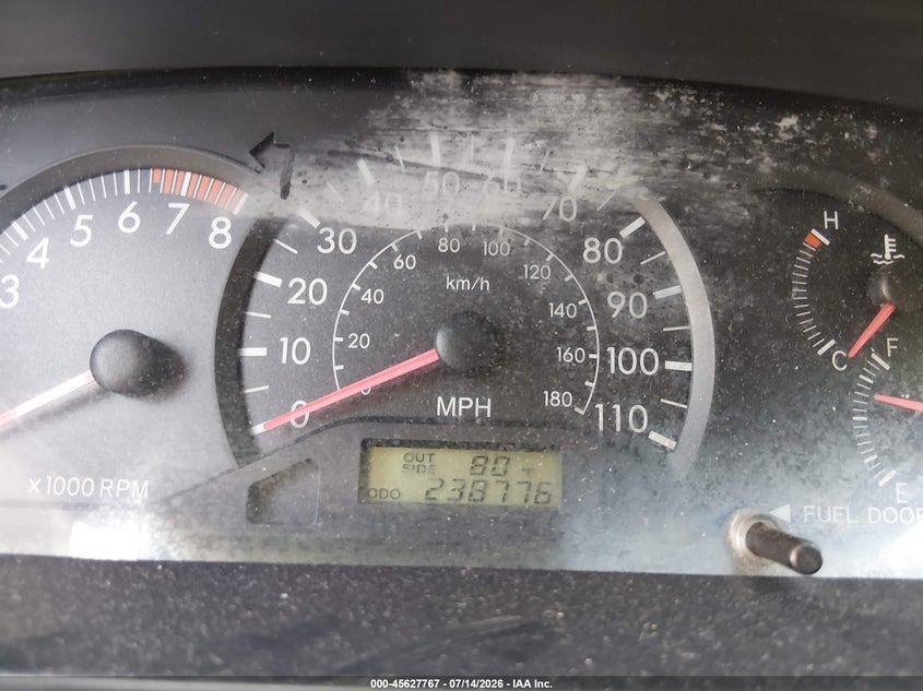2007 Toyota Corolla VIN JTDBR32EX70126627 IAAI salvage auction — NORMAL WEAR, Salvage (California), sold $25 on 2026-07-30 (photo 7)