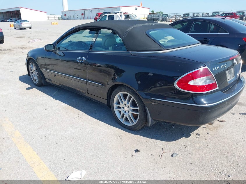 2008 Mercedes-benz Clk-class VIN WDBTK56G08T089991 IAAI salvage auction — LEFT FRONT, Regular Certificate (Iowa), sold $525 on 2026-07-21 (photo 3)