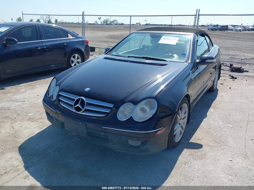 2008 Mercedes-benz Clk-class VIN WDBTK56G08T089991 IAAI salvage auction — LEFT FRONT, Regular Certificate (Iowa), sold $525 on 2026-07-21 (photo 6)