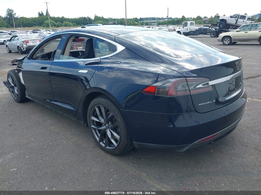 2015 Tesla Model s VIN 5YJSA1H22FF087976 IAAI salvage auction — FRONT END, Salvage Title, sold $3,850 on 2026-09-02 (photo 3)