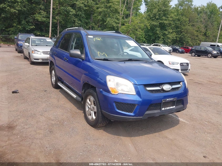 2010 Kia Sportage VIN KNDKGCA36A7707045 IAAI salvage auction — NORMAL WEAR, Clear (Maryland), sold $1,575 on 2026-07-29 (photo 1)