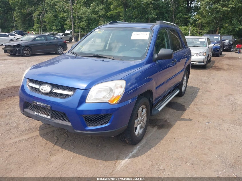 2010 Kia Sportage VIN KNDKGCA36A7707045 IAAI salvage auction — NORMAL WEAR, Clear (Maryland), sold $1,575 on 2026-07-29 (photo 2)