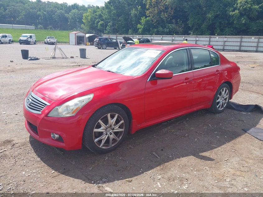 2011 Infiniti G37 VIN JN1CV6AR8BM407190 IAAI salvage auction — NORMAL WEAR, Clear (Tennessee), sold $175 on 2026-07-29 (photo 2)
