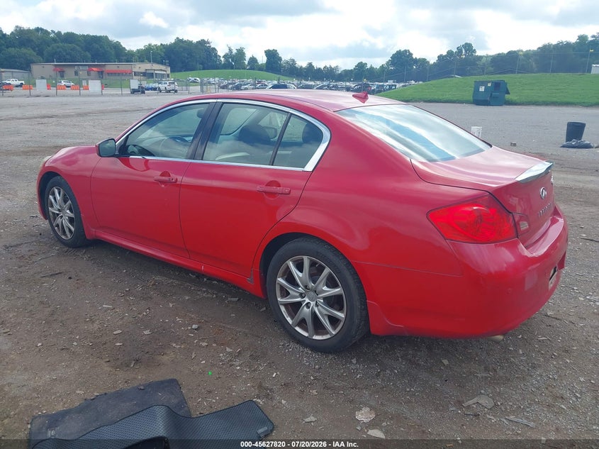2011 Infiniti G37 VIN JN1CV6AR8BM407190 IAAI salvage auction — NORMAL WEAR, Clear (Tennessee), sold $175 on 2026-07-29 (photo 3)