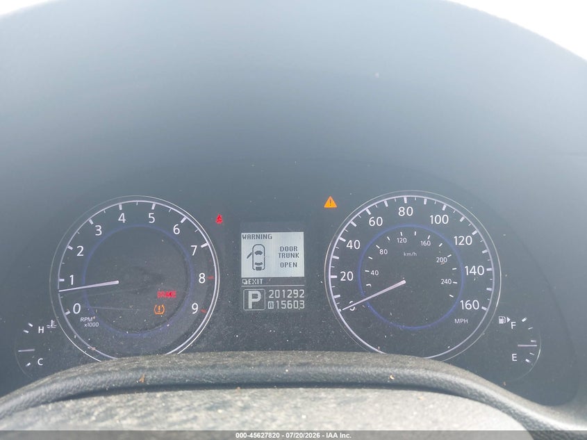2011 Infiniti G37 VIN JN1CV6AR8BM407190 IAAI salvage auction — NORMAL WEAR, Clear (Tennessee), sold $175 on 2026-07-29 (photo 7)