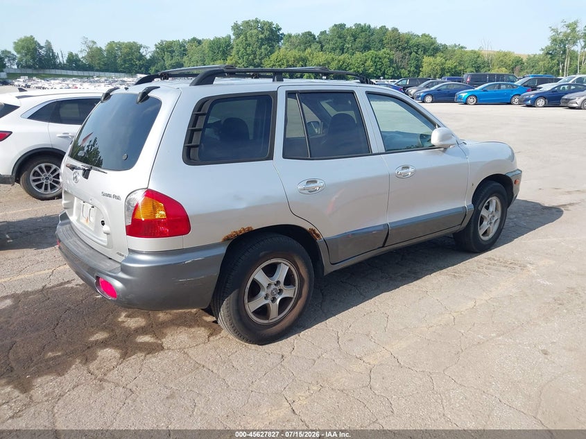 2001 Hyundai Santa fe VIN KM8SC83D91U010397 IAAI salvage auction — NORMAL WEAR, Clear (Michigan), sold $25 on 2026-07-27 (photo 4)