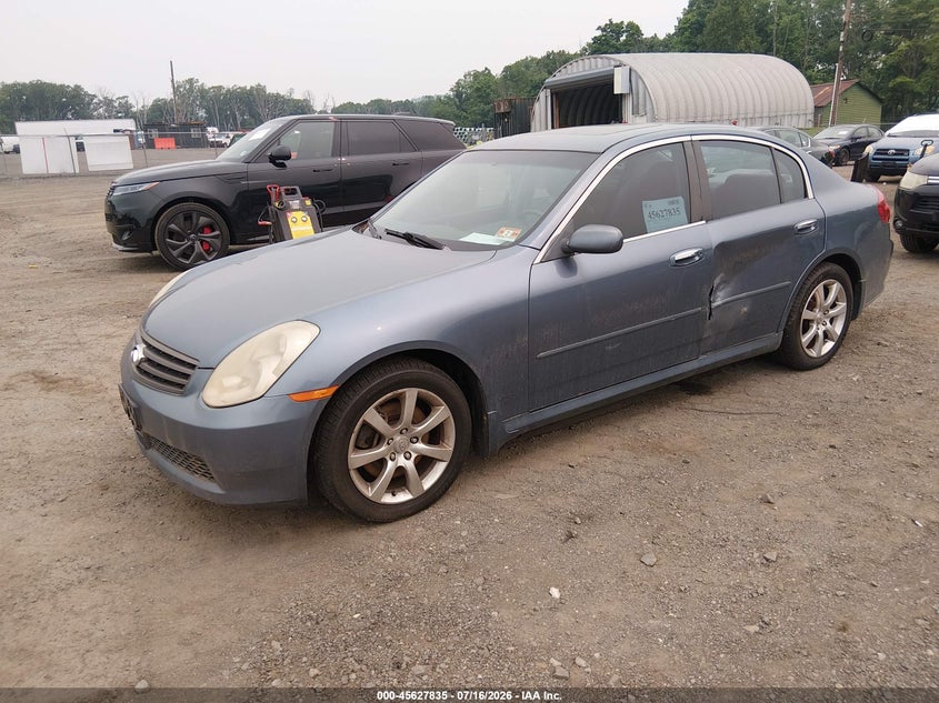 2006 Infiniti G35 VIN JNKCV51FX6M604847 IAAI salvage auction — NORMAL WEAR, Clear (New Jersey), sold $400 on 2026-07-30 (photo 2)