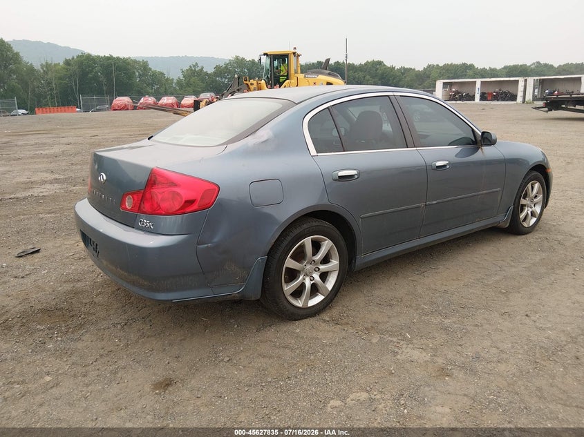 2006 Infiniti G35 VIN JNKCV51FX6M604847 IAAI salvage auction — NORMAL WEAR, Clear (New Jersey), sold $400 on 2026-07-30 (photo 4)