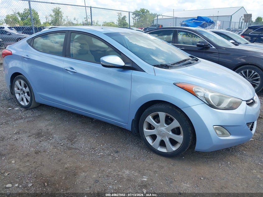 2012 Hyundai Elantra VIN KMHDH4AE4CU445605 IAAI salvage auction — NORMAL WEAR, Salvage Title, sold $450 on 2026-07-30 (photo 1)