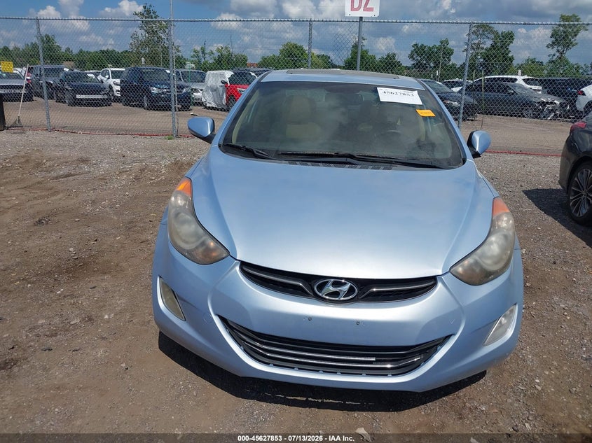 2012 Hyundai Elantra VIN KMHDH4AE4CU445605 IAAI salvage auction — NORMAL WEAR, Salvage Title, sold $450 on 2026-07-30 (photo 6)