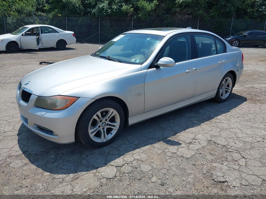 2008 BMW 3 series VIN WBAVC93518K045020 IAAI salvage auction — NORMAL WEAR, Clear (Pennsylvania), sold $50 on 2026-07-24 (photo 2)