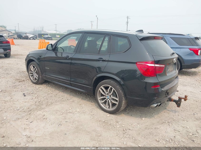 2017 BMW X3 VIN 5UXWX9C32H0W70353 IAAI salvage auction — LEFT FRONT, Salvage Title, sold $4,750 on 2026-07-24 (photo 3)