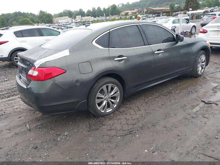 2012 Infiniti M37 VIN JN1BY1AR3CM394999 IAAI salvage auction — REAR END, Salvage (South Carolina), sold $325 on 2026-07-24 (photo 4)