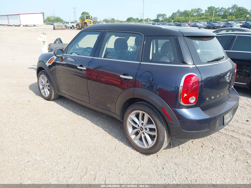 2013 Mini Countryman VIN WMWZB3C5XDWR36220 IAAI salvage auction — NORMAL WEAR, Clear (Illinois), sold $650 on 2026-07-29 (photo 3)