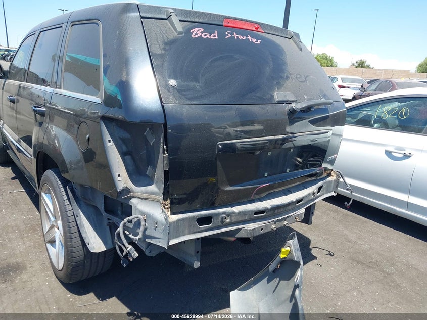 2007 Jeep Grand cherokee VIN 1J8HR78397C651791 IAAI salvage auction — REAR END, Salvage Certificate (California), sold $7,750 on 2026-07-31 (photo 6)