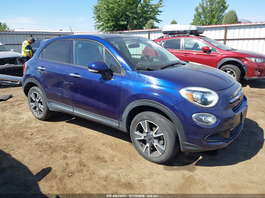 2016 Fiat 500x VIN ZFBCFYBT1GP512632 IAAI salvage auction — FRONT & REAR, Salvage Title, sold $25 on 2026-07-28 (photo 1)