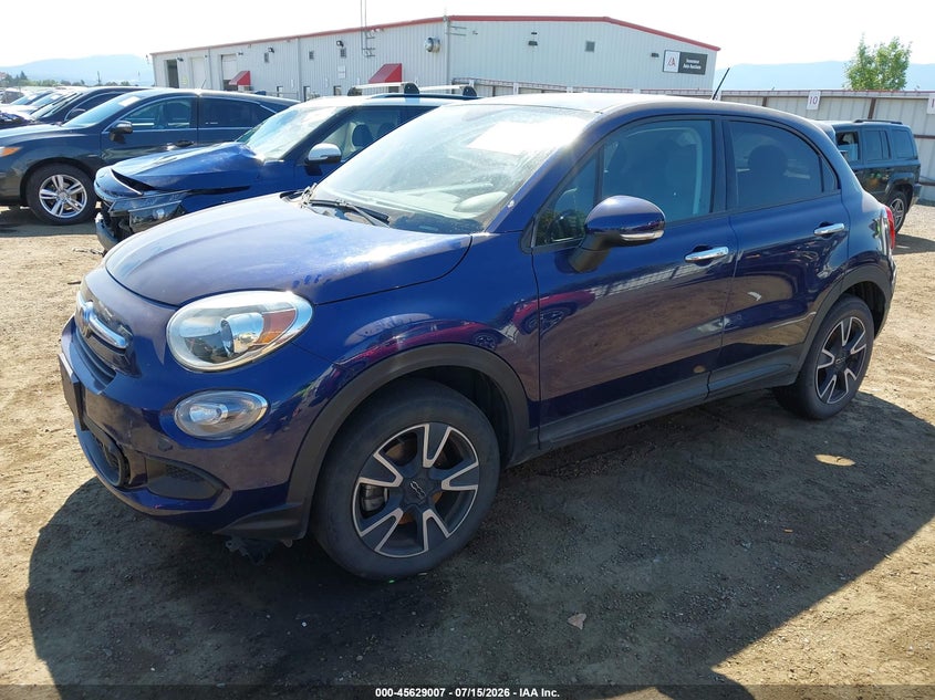 2016 Fiat 500x VIN ZFBCFYBT1GP512632 IAAI salvage auction — FRONT & REAR, Salvage Title, sold $25 on 2026-07-28 (photo 2)