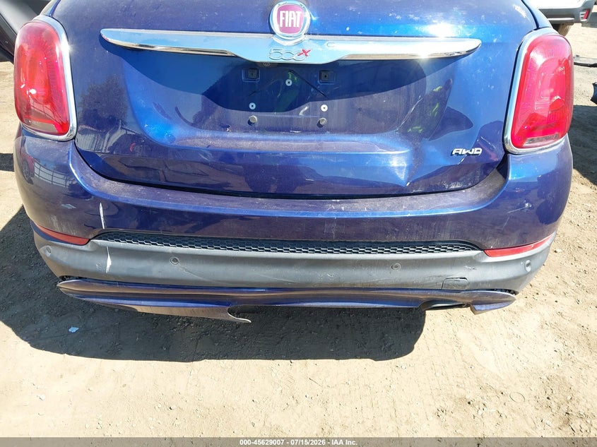 2016 Fiat 500x VIN ZFBCFYBT1GP512632 IAAI salvage auction — FRONT & REAR, Salvage Title, sold $25 on 2026-07-28 (photo 6)